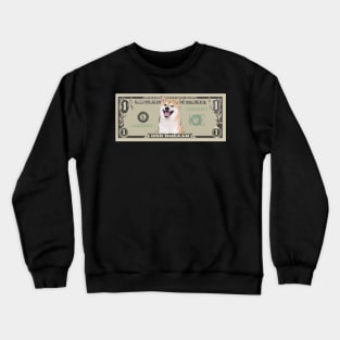 Shiba Inu Doge - Dollar bill Crewneck Sweatshirt